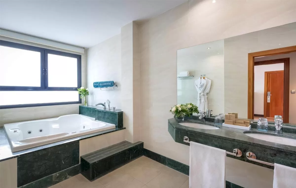 Baño con hidromasaje Hotel Occidental Granada