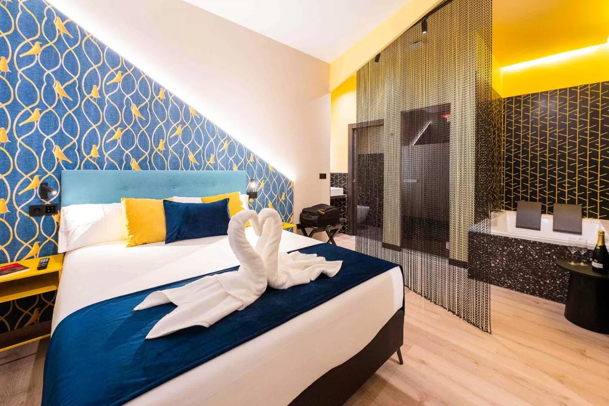 Habitación con jacuzzi Hotel Pathos by Mimood Aparthotels Valencia